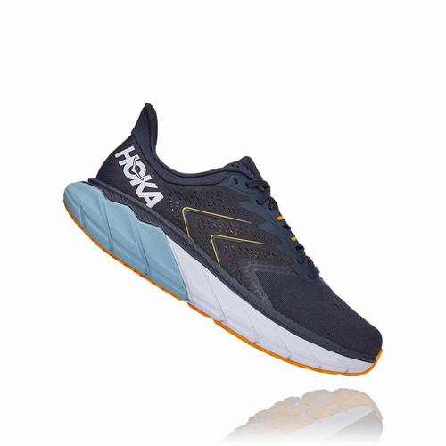 Hoka One One ARAHI 5 Road Running Shoes For Men India Navy IN-6301